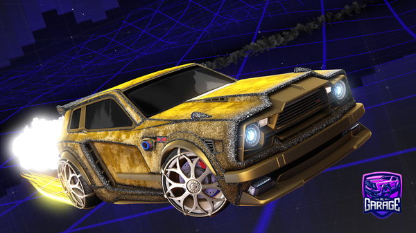A Rocket League car design from lil_synxty