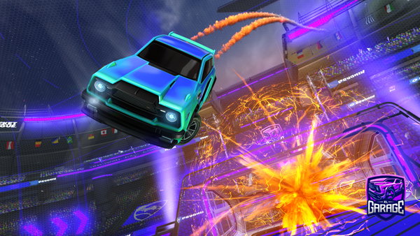 A Rocket League car design from SophTheLoaf