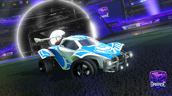 A Rocket League car design from Rkerk96