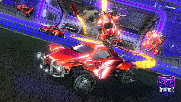 A Rocket League car design from TTVkarmaRL