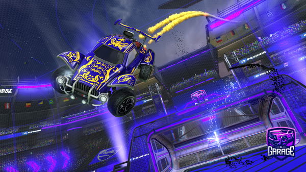 A Rocket League car design from forgives