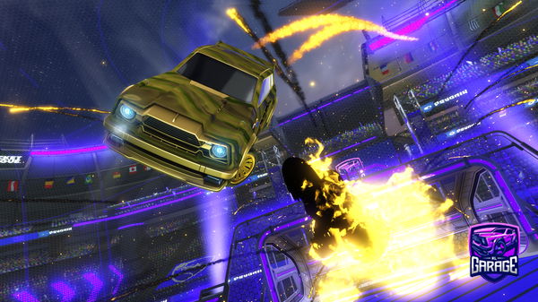 A Rocket League car design from zynxygboye