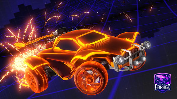 A Rocket League car design from Bxrxmxlxr