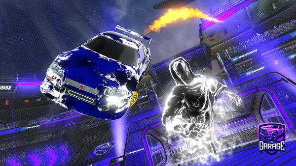 A Rocket League car design from HO2
