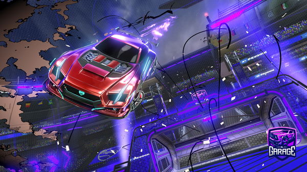 A Rocket League car design from DarknessChill