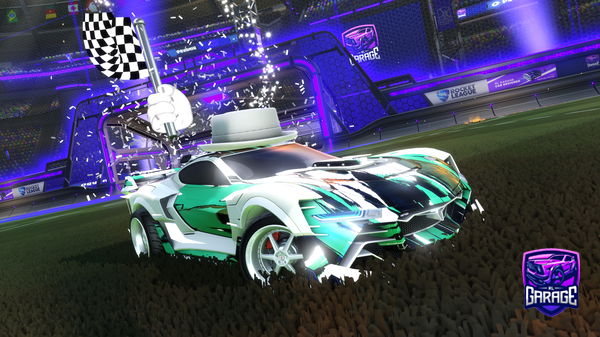 A Rocket League car design from Aston_martinDB5