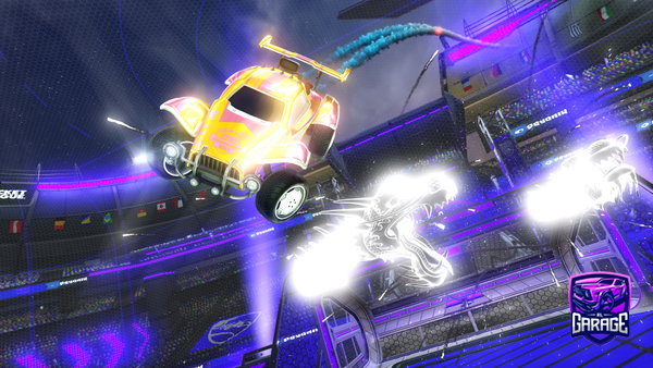 A Rocket League car design from Ganachios