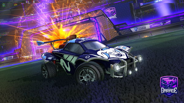 A Rocket League car design from CryptoxXD