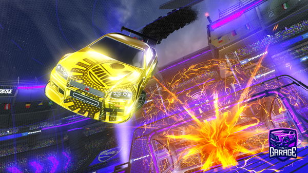 A Rocket League car design from Poshoalhorno09