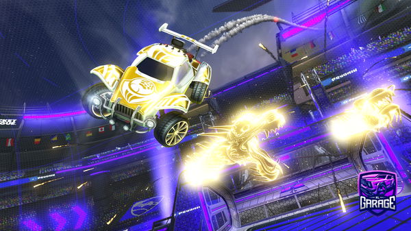 A Rocket League car design from GyroND