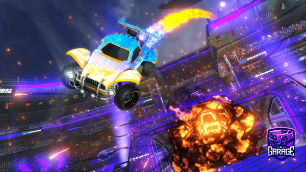 A Rocket League car design from Sven00554466o