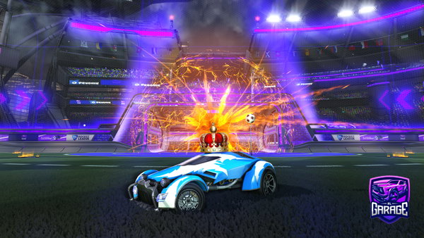 A Rocket League car design from churropollo123