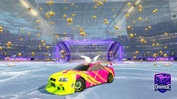 A Rocket League car design from dendajy