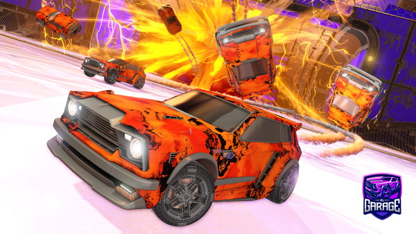 A Rocket League car design from Xlr8kyle