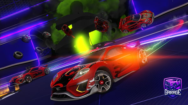 A Rocket League car design from Vergter2012