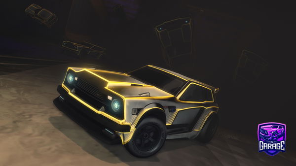 A Rocket League car design from Pikahoo