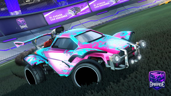 A Rocket League car design from Verrkami