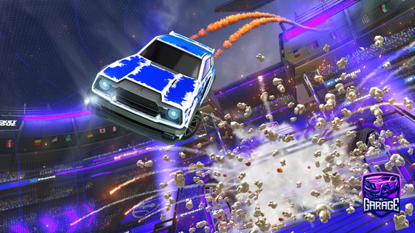 A Rocket League car design from djew