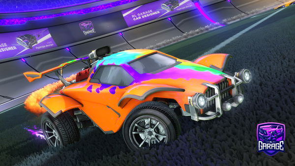 A Rocket League car design from Maliketh