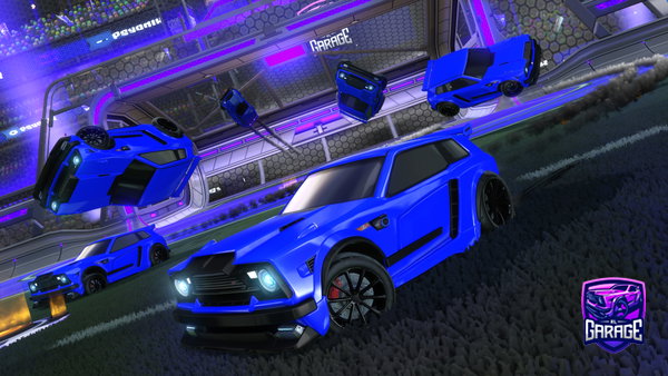 A Rocket League car design from gummiharalds