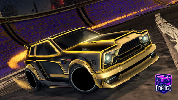 A Rocket League car design from Crazy_Cars