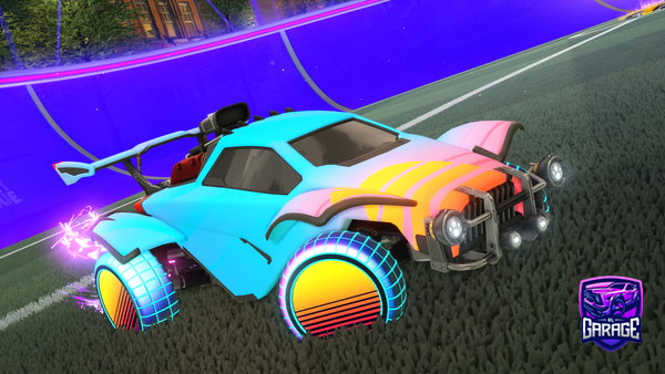 A Rocket League car design from Fyniti