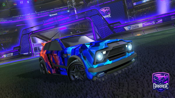 A Rocket League car design from Fraftyxd