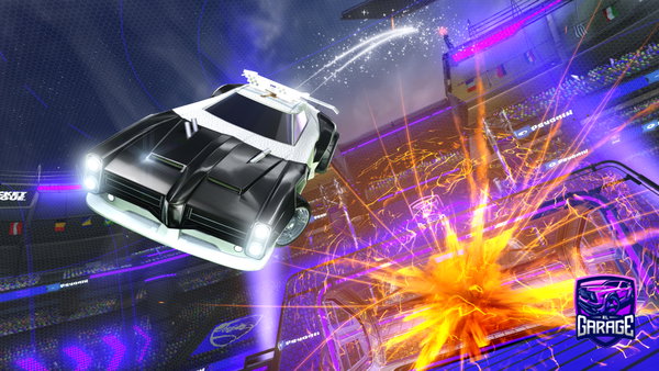 A Rocket League car design from vtrixss