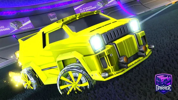 A Rocket League car design from DavidWondeRR