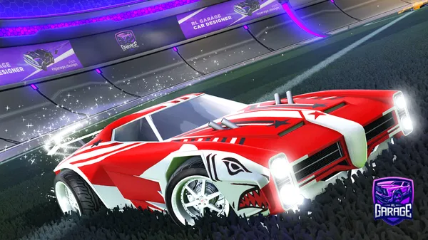 A Rocket League car design from boosted497