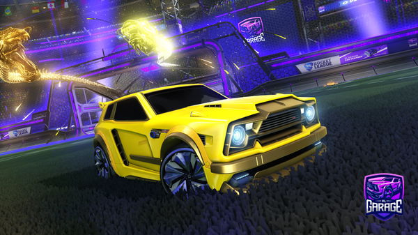 A Rocket League car design from WildGrayWolf