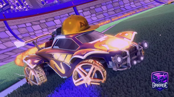A Rocket League car design from Alpha_Aqua
