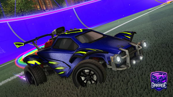 A Rocket League car design from Verrkami