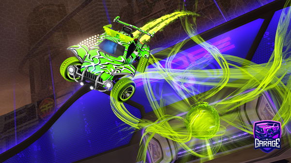 A Rocket League car design from YaBoiBlu01