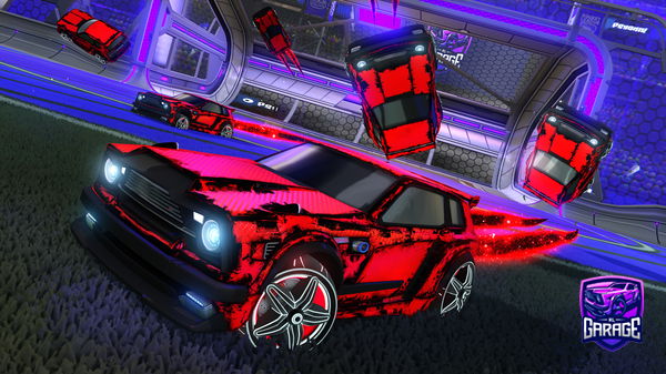 A Rocket League car design from Lithic_Sparkz_