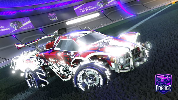 A Rocket League car design from finbr