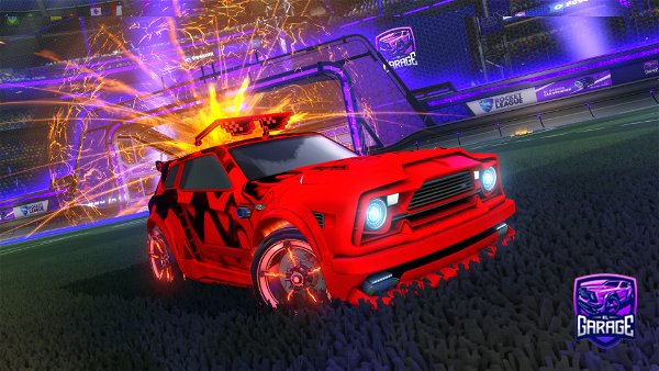 A Rocket League car design from chimalogie