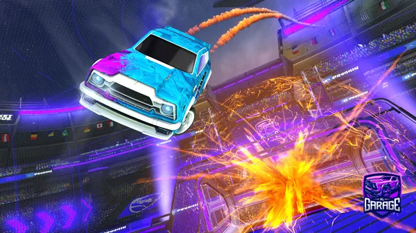 A Rocket League car design from Pekari