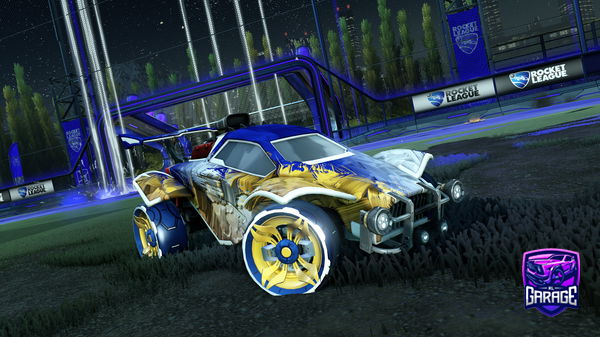 A Rocket League car design from HugeKevin