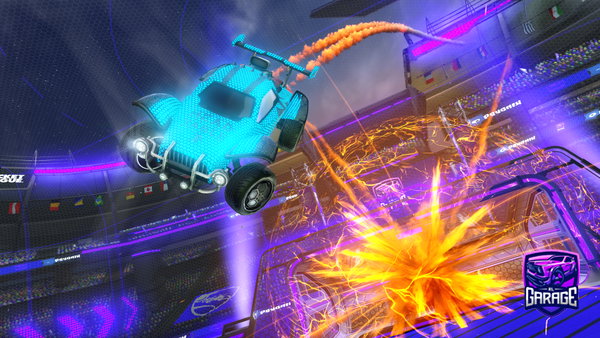 A Rocket League car design from Gumdrop