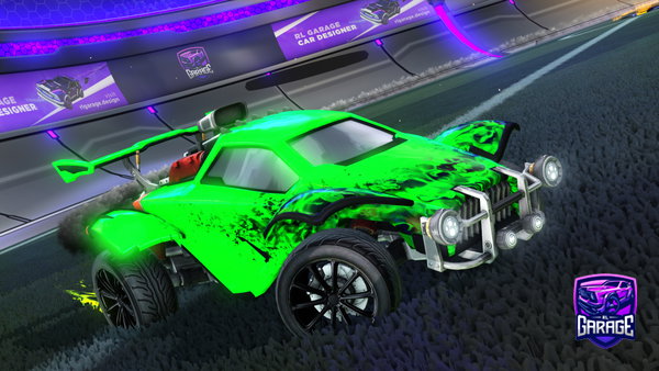 A Rocket League car design from Dexinot