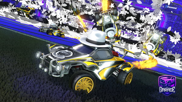 A Rocket League car design from bennyboyaggie