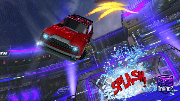 A Rocket League car design from Gtkrn