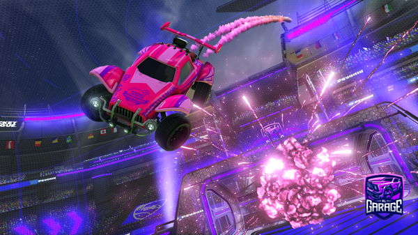 A Rocket League car design from Hejohubi