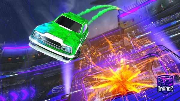 A Rocket League car design from spicy16236