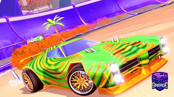 A Rocket League car design from Bubba22