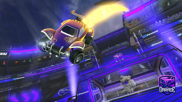 A Rocket League car design from BatiFlake
