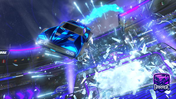 A Rocket League car design from Racing4878