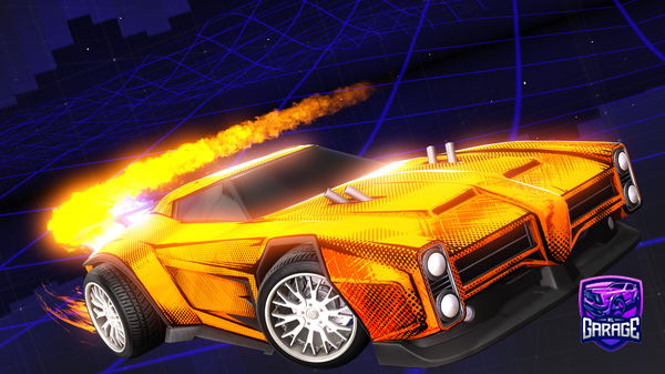 A Rocket League car design from AsphaltSportRL