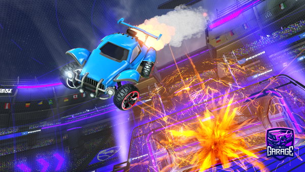 A Rocket League car design from Emotta